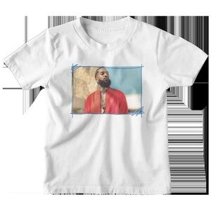 Nipsey Hussle White Graphic cotton T-Shirt